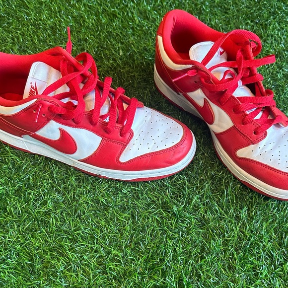 Nike Dunk Low 2020 University Red Sz 11 - Picture 4 of 6